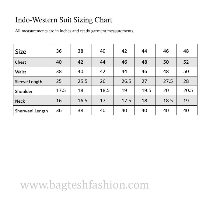 Jodhpuri Indo Western Sherwani Online | Bagtesh Fashion
