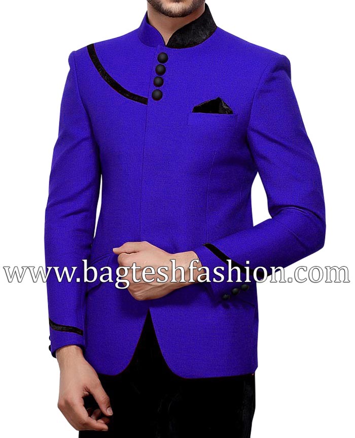Awesome Blue Jodhpuri Suit