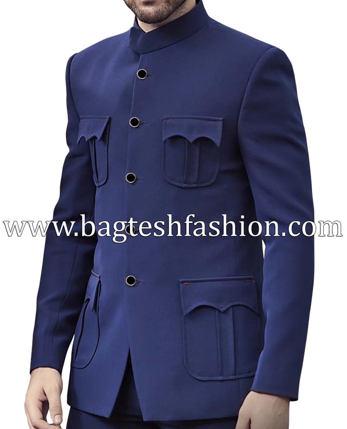 Jodhpuri Suit Royal Evergreen Partywear Navy Blue Sherwani for Men Designer  Coat Pant Jacket Blazer With Blue Pant Diwali Eid Festive Wear - Etsy |  Jodhpuri suits for men, Blue suit men,