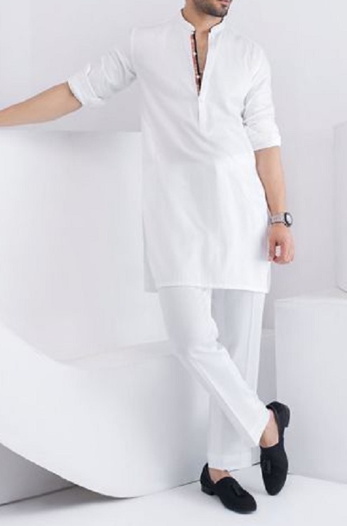 Classic White Kurta Pajama