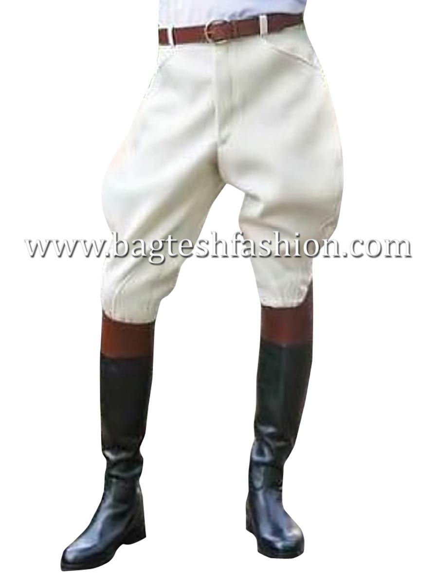 Horse Riding Cream Corduroy Jodhpurs Pants