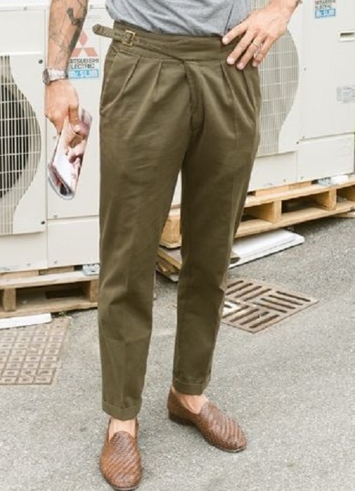 Military Olive Gurkha Trousers