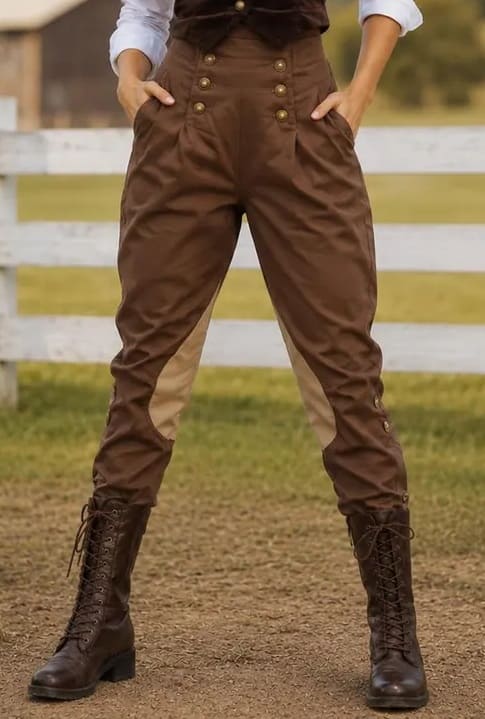 English Riders Brown Jodhpurs Pants